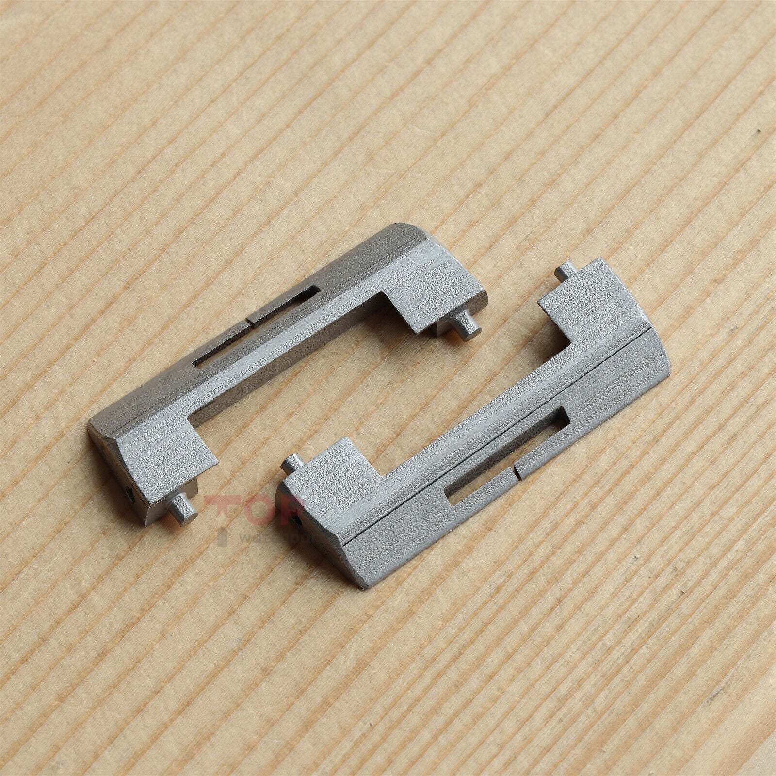 Watch Leather Strap Insert Steel for IWC IW3234 Ingenieur 44mm