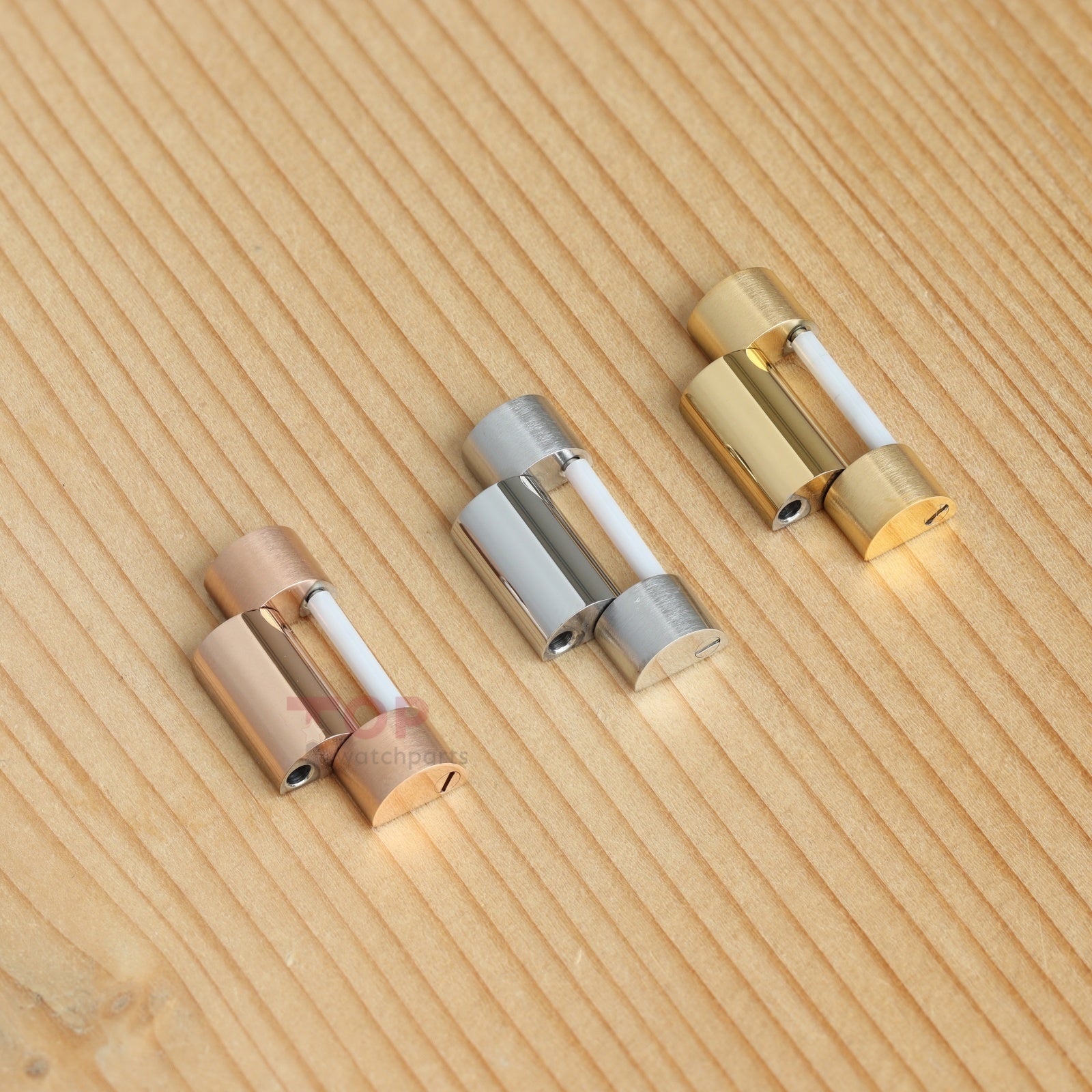 Watch President Bracelet Links with Ceramic Screw Tube for Rolex Day-Date  36/40/41mm 126234 116233 126331 126301 Watch End Links