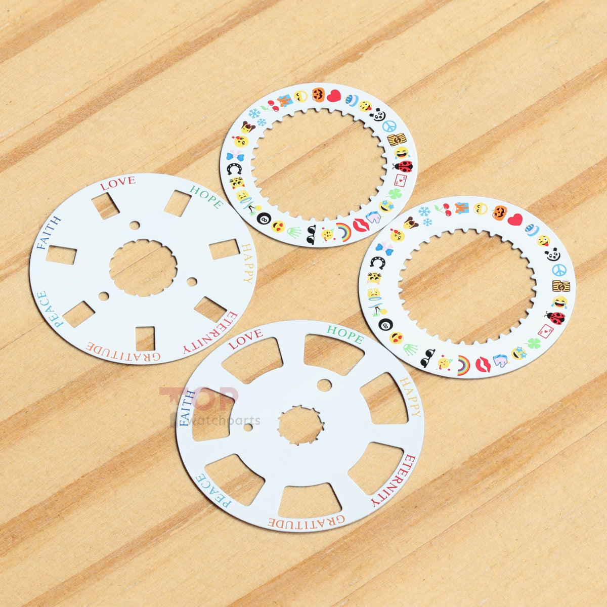 Puzzle Emoji Date Wheel Disc for Rolex Day-Date 36/40 Cal 3155/3255 Watch Calendar