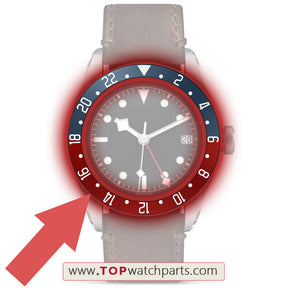 blue&red black&red coke watch bezel for TUDOR Black Bay GMT M79830 watch