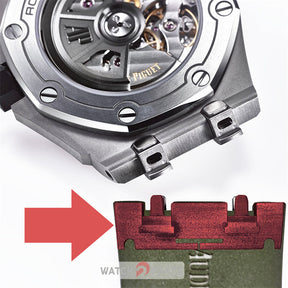 watch interchangeable strap inserts for AP Audemars Piguet Diver 15720ST watch leather band