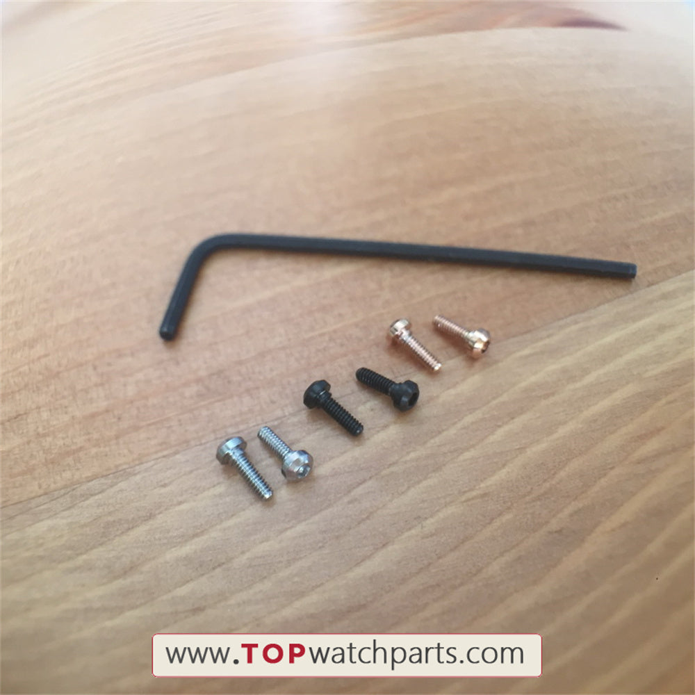 Inner Hexagon Watch Screws for Tissot T-Race T-Sport T048 Chronograph Watch Crown Bridge Protect Guard Watch Screw