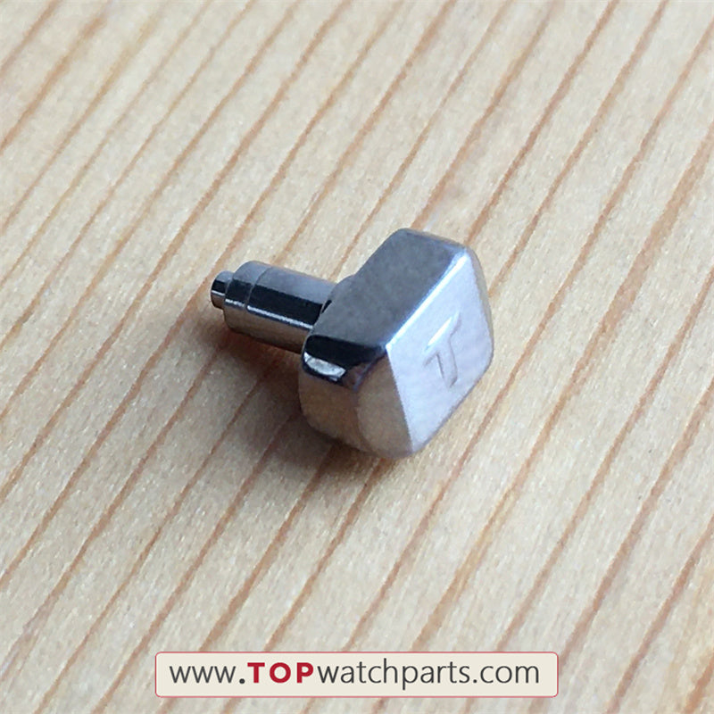 steel "+""-""T" pusher button for TS Tissot Touch Collection T33 quartz watch parts tools - topwatchparts.com