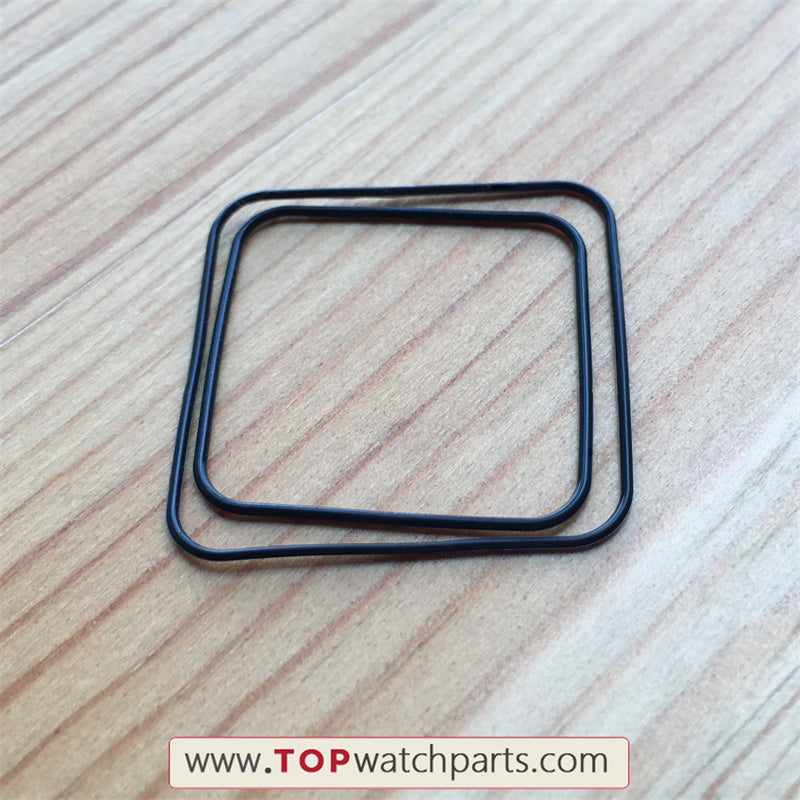 rubber waterproof ring gasket for Santos de Cartier 4072/ 4075 watch front case cover - topwatchparts.com