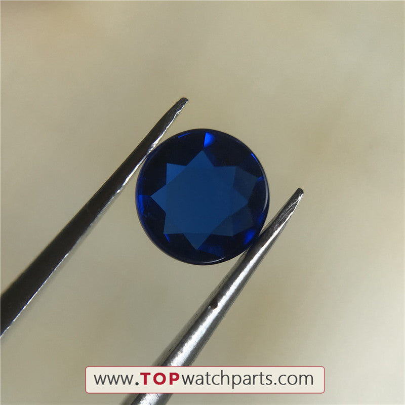 sapphire crystal for Cartier Santos 100 XL automatic watch crown - topwatchparts.com