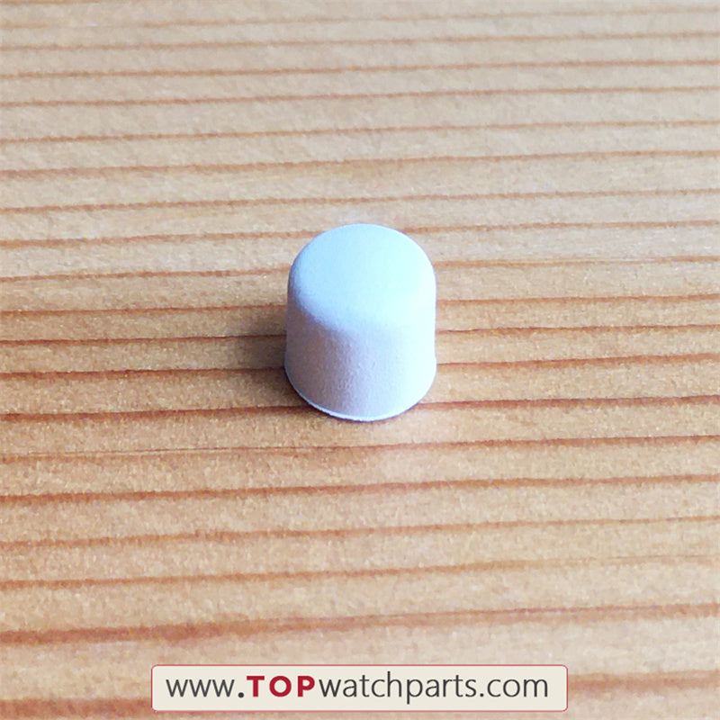 white color rubber crown cover/pusher sheath for AP Audemars Piguet ROO Royal Oak Offshore 37mm lady's watch - topwatchparts.com