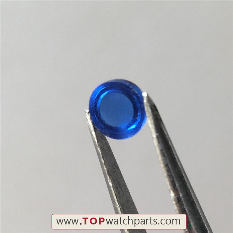 blue zircon sapphire crystal for Chopard Happy Diamonds lady watch case - topwatchparts.com