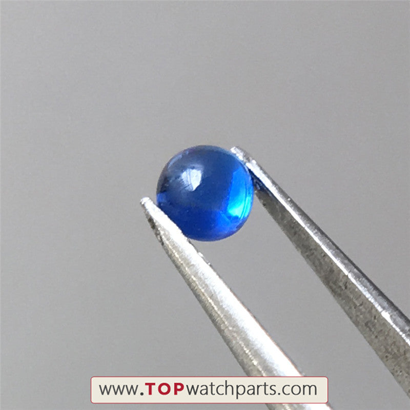 blue zircon sapphire crystal for Chopard Happy Diamonds lady watch case - topwatchparts.com