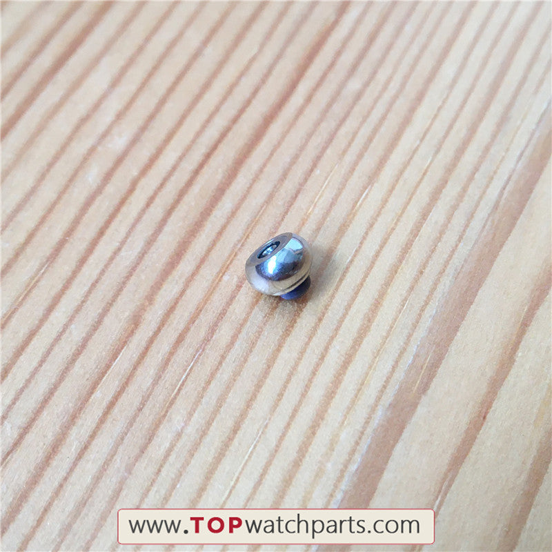 blue sapphire crystal crown for Chopard Happy Diamonds quartz watch - topwatchparts.com