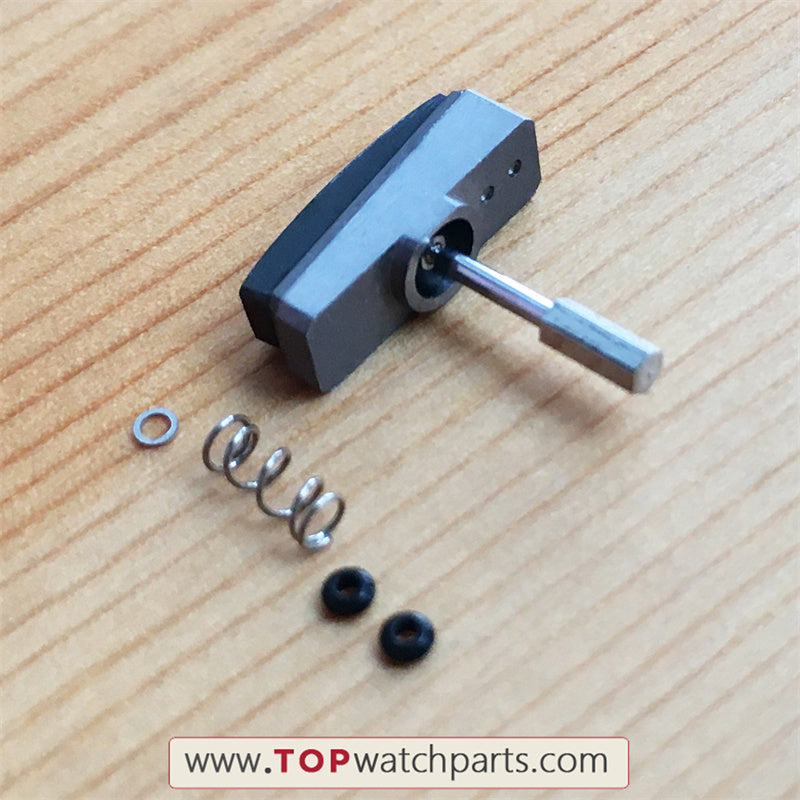 titanium ceramic watch pusher for AP Audemars Piguet ROO Royal Oak Offshore 44mm Big Panda Chronograph watch - topwatchparts.com
