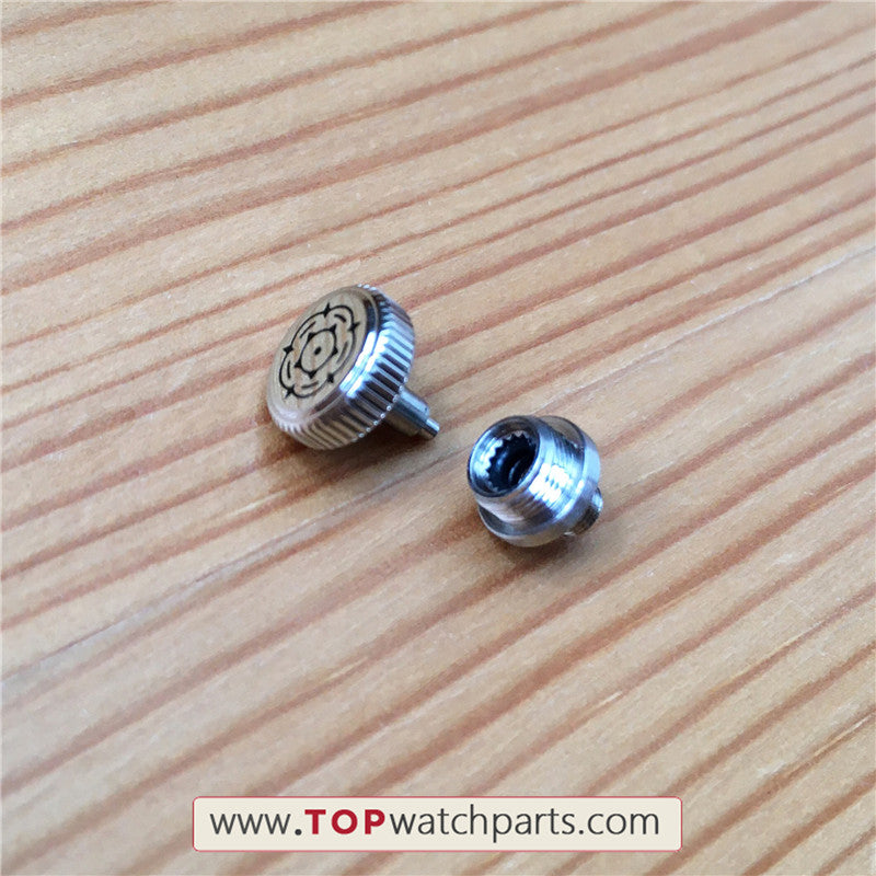 steel waterproof crown for Tudor Black Bay automatic watch M79230 M79733