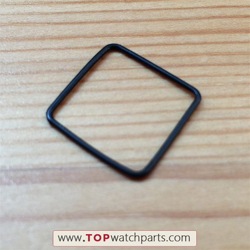 rubber waterproof bezel/back cover ring for Panthere De Cartier quartz watch - topwatchparts.com