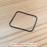rubber waterproof back cover ring for Cartier Tank Francaise watch - topwatchparts.com