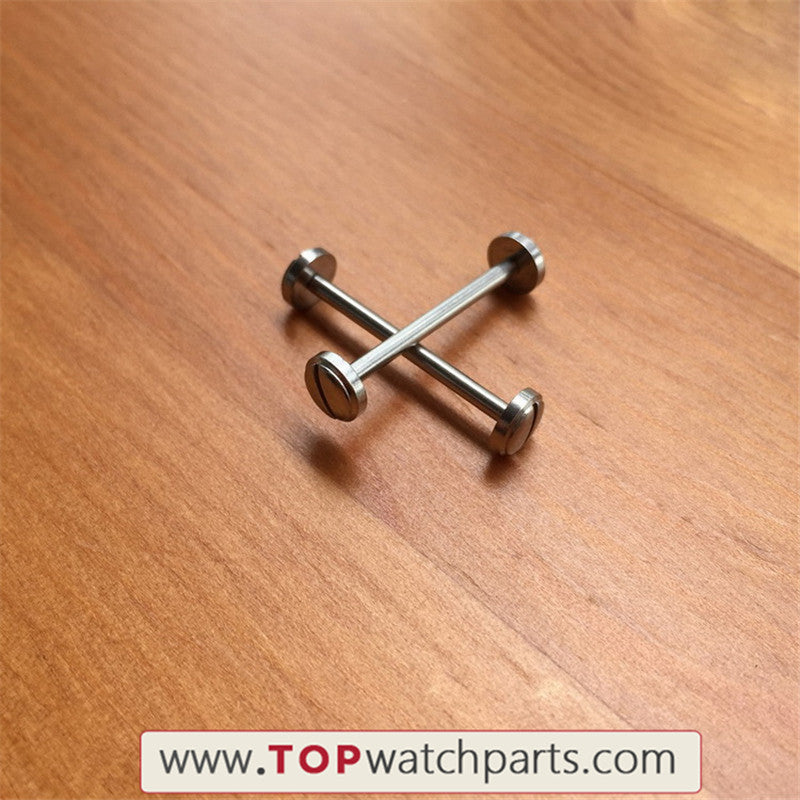 24mm watch screwtube rod for Versace V-Race watch lug link kit parts(gold/rose gold/black/silvery) - topwatchparts.com