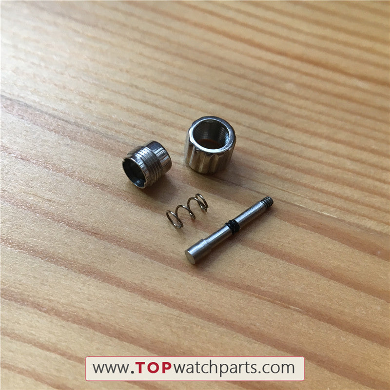 steel pusher button for Breitling Chronomat Evolution 44mm automatic watch A13356 - topwatchparts.com