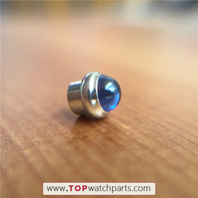 sapphire crystal screw pusher /push button for Cartier Pasha chronograph watch - topwatchparts.com
