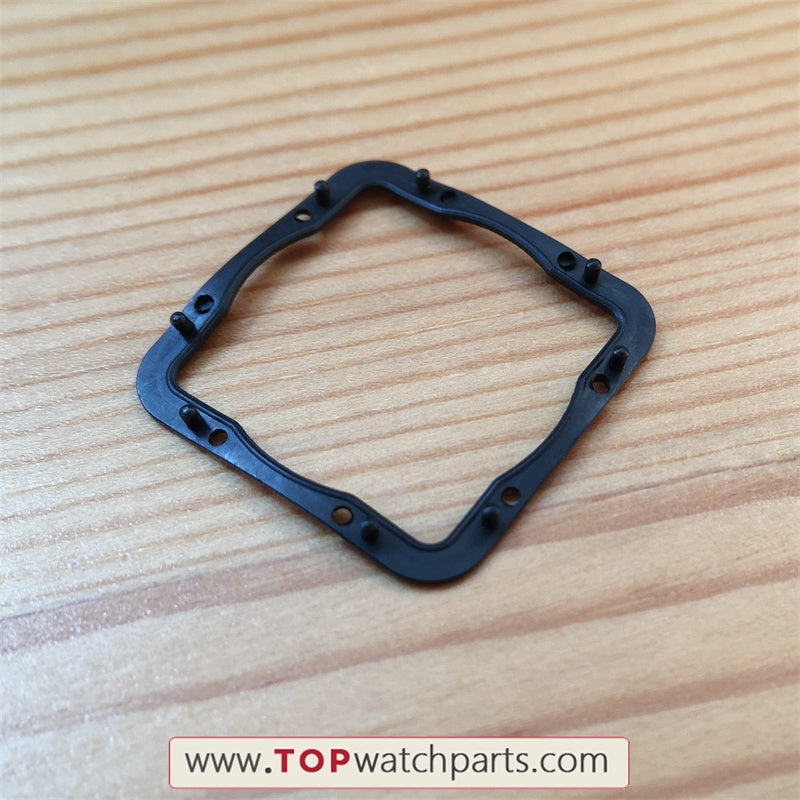 rubber waterproof bezel/back cover ring for Panthere De Cartier quartz watch - topwatchparts.com