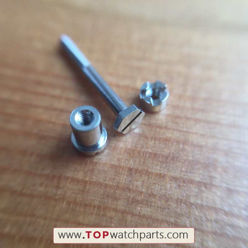 watch case screw set for Audemars Piguet AP Royal Oak Offshore 42mm chronograph watch bezel / case back screw 26470 25940 - topwatchparts.com