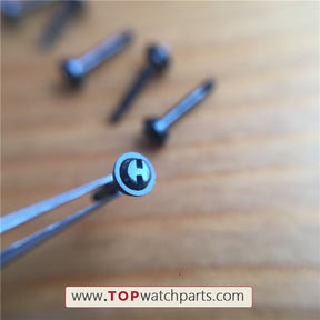Black PVD all steel Hublot king power 48mm bezel  micro screw - topwatchparts.com