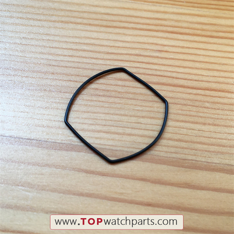 rubber waterproof bezel/back cover ring for Cartier Roadster automatic watch - topwatchparts.com