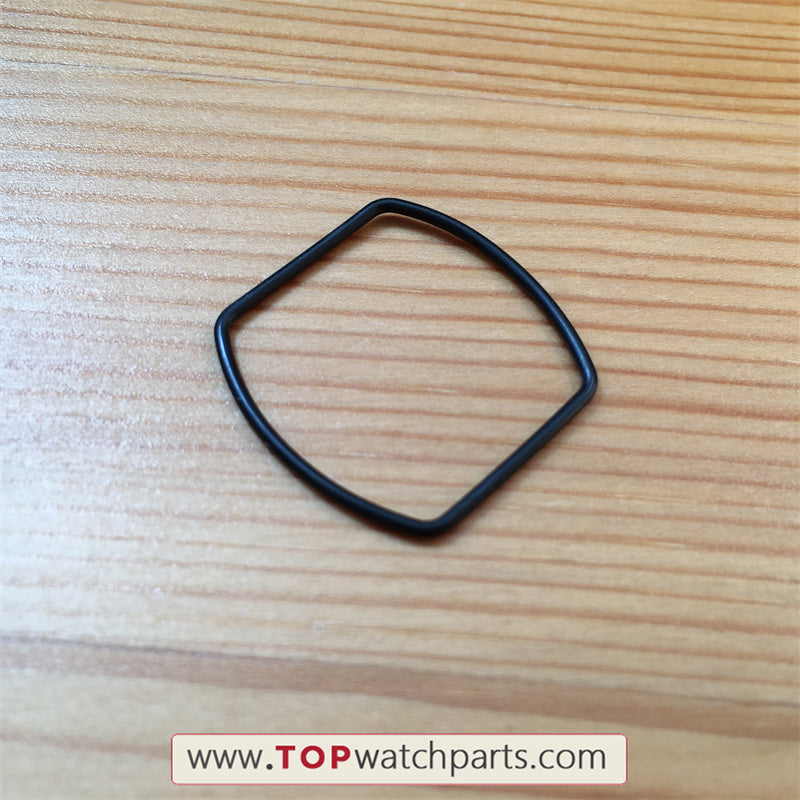 rubber waterproof bezel/back cover ring for Cartier Roadster automatic watch - topwatchparts.com