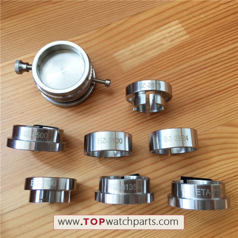 Outil de fixation de base pour l'entretien des montres en acier pour les mouvements de montre ETA et cal.