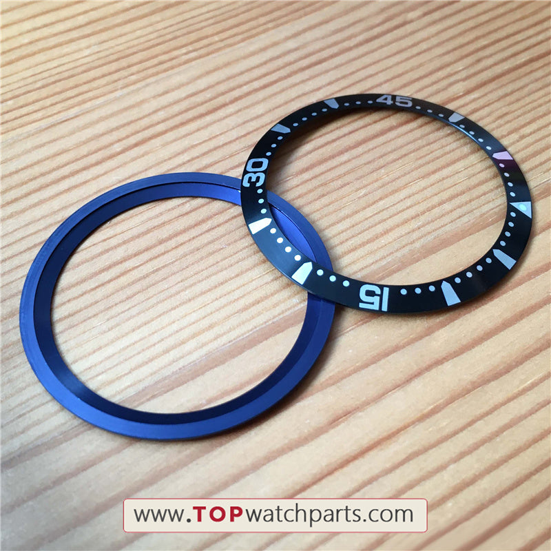 Aluminum bezel for Longines Sports Hydroconquest L3.841.4 44mm automatic watch - topwatchparts.com