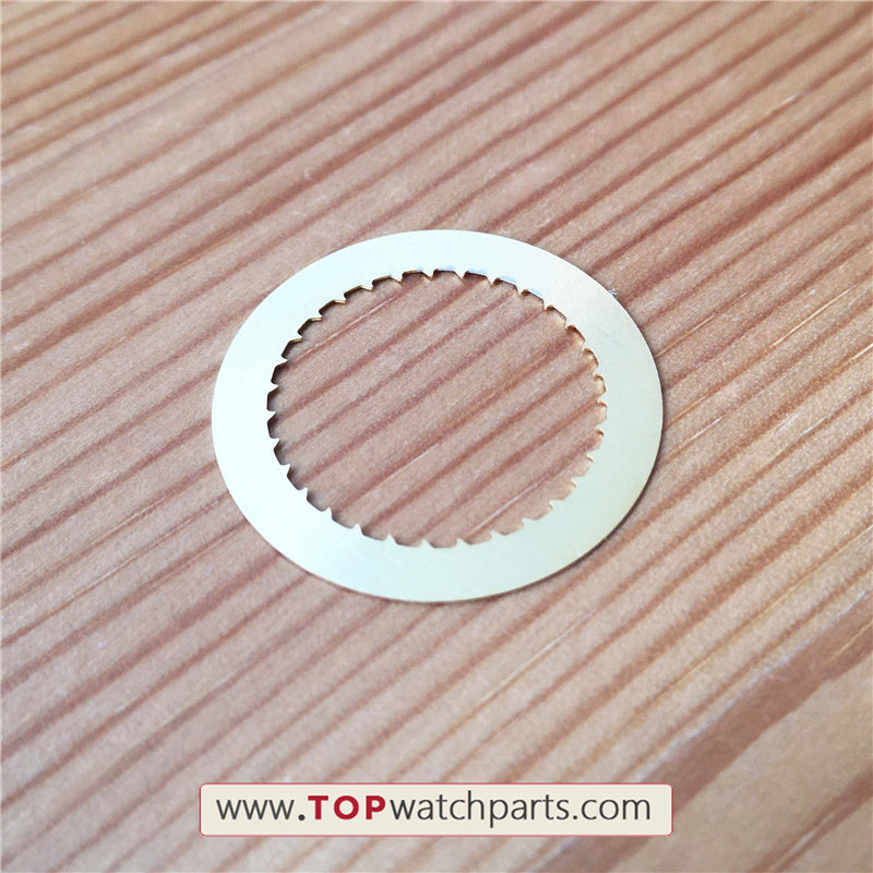 black white letter calendar bezel for cal.3120 watch movement replacement parts - topwatchparts.com