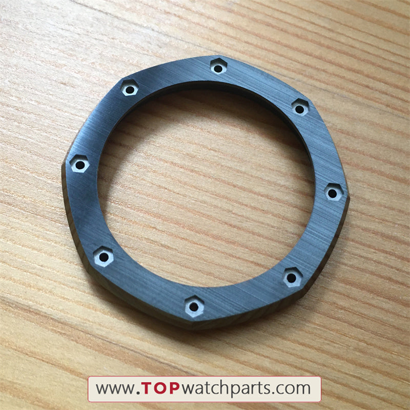 for AP Audemars Piguet ROO Royal Oak Offshore 42mm Chronograph watch 26470ST stainless steel bezels change into ceramic bezel - topwatchparts.com