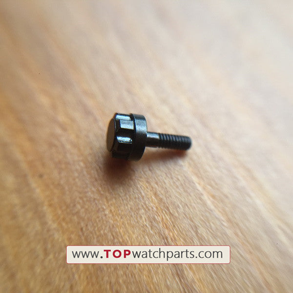 black watch bezel hexagram screw for IWC INGENIEUR FAMILY 45mm-46mm watch case/bezels - topwatchparts.com