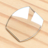 Tonneau Raised Watch Sapphire Crystal for Chopard L.U.C 16/2267 40x48mm Front&Case Back Glass
