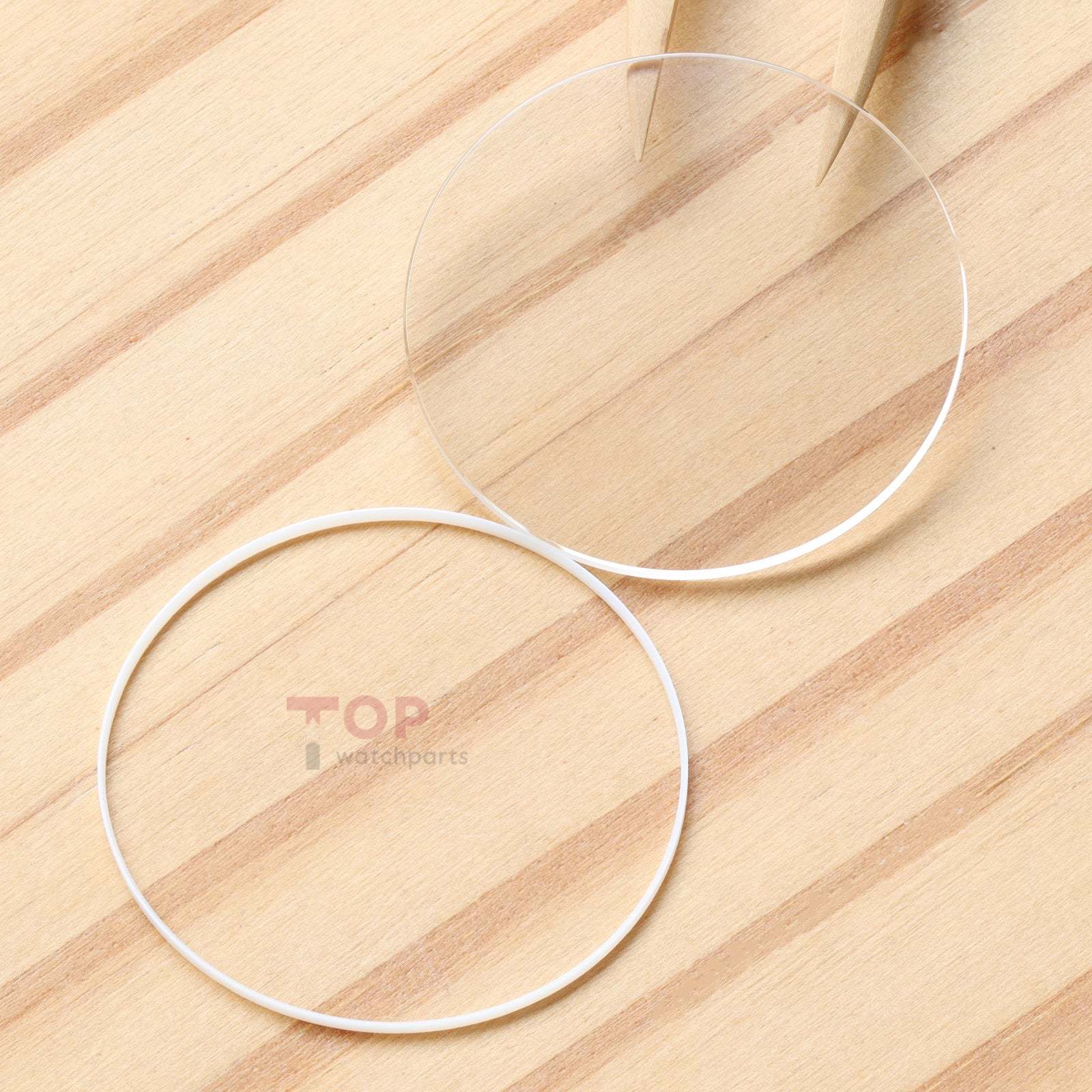 Double Domed Sapphire Crystal&Gasket for Vacheron Constantin VC Égérie 4606F 35mm Watch Glass