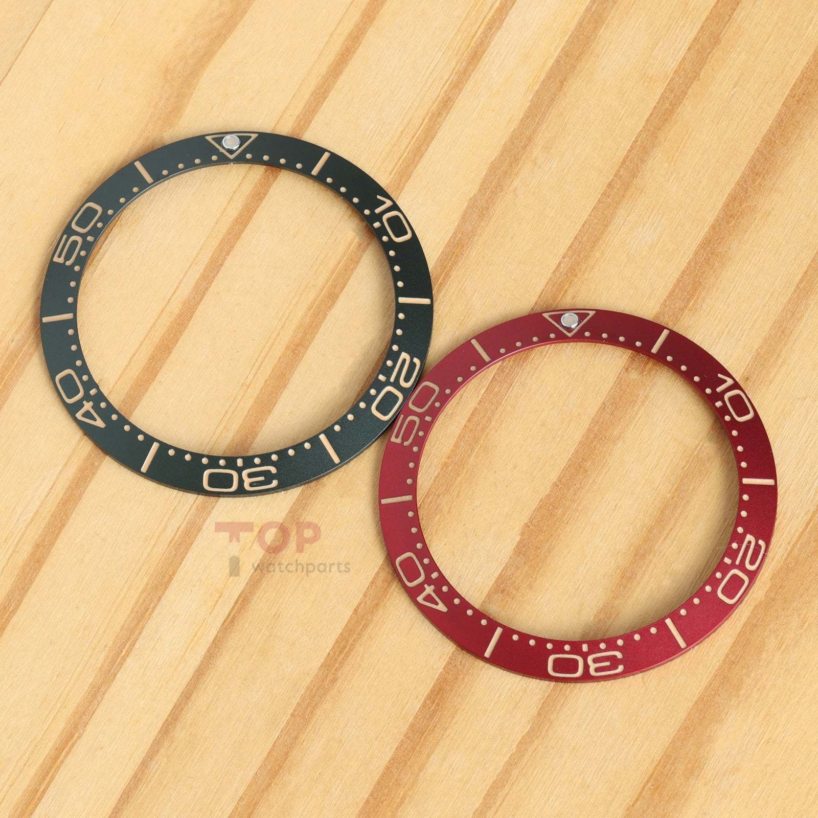 Aluminum Watch Bezel for Omega Seamaster Diver 300M 210.92.42.20.10.001 42mm Watch Insert