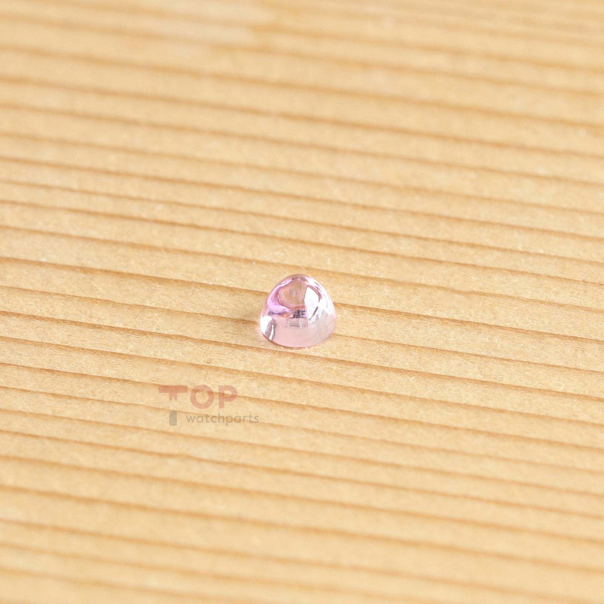 Watch Crown Pink Zircon for Cartier Pasha 2973 27mm Watch Parts