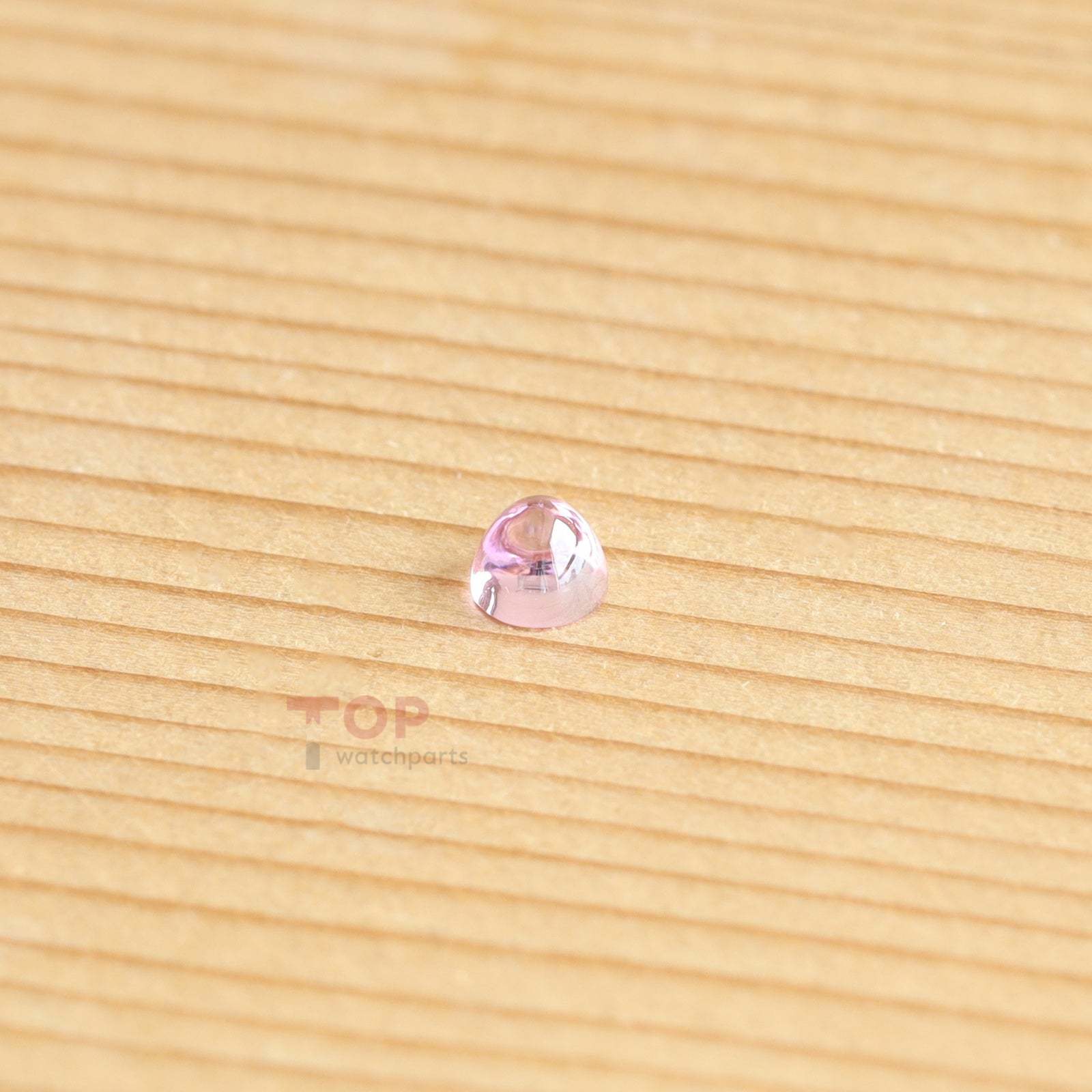 Watch Crown Pink Zircon for Cartier Pasha 2973 27mm Watch Parts