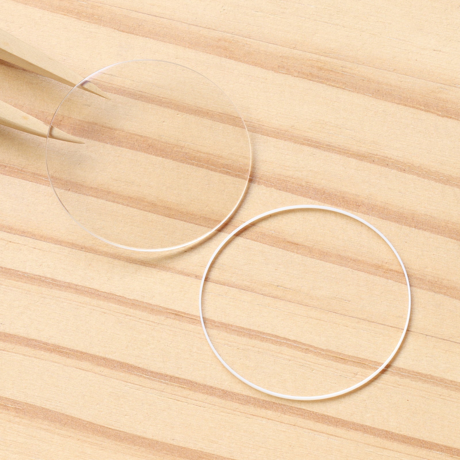 Watch Sapphire Crystal&Gasket for Vacheron Constantin VC Patrimony 85180/86180 Front&Case Back Glass