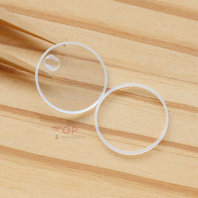 Watch Glass&Gasket for Tudor Princess 92413/92400/92414 25mm Sapphire Crystal Stepped Edge