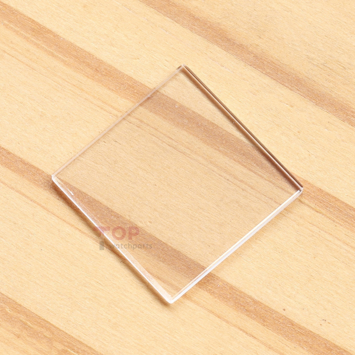 Tonneau Flat Square Sapphire Crystal for Chopard Ice Cube 136690 25x25mm Watch Glass