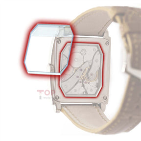 Watch Crystal for Patek Philippe 5124 Gondolo Front/Back Cover Octagon Glass