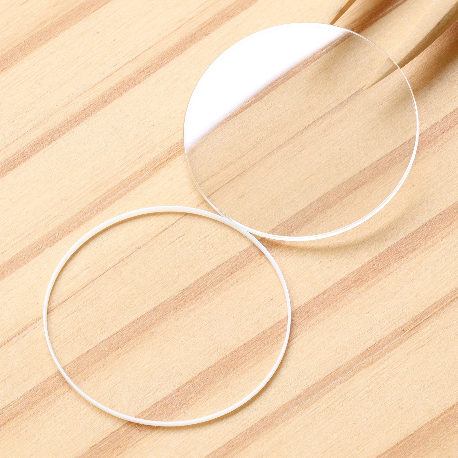 Double Domed Sapphire Crystal&Gasket for Vacheron Constantin VC Égérie 4606F 35mm Watch Glass