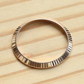 18K Rose Gold Watch Bezel for Rolex Datejust 41 126331/126301 Fluted Ring