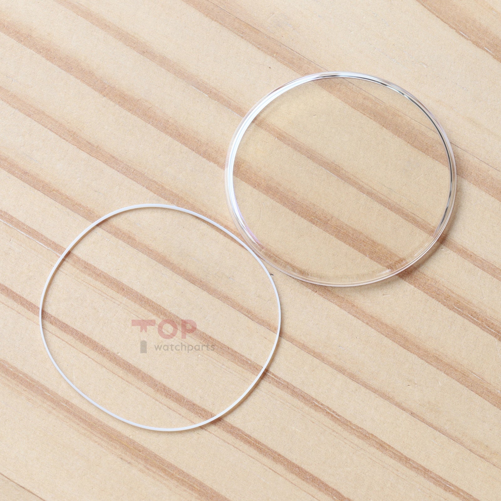 AR Coating Box-shaped Watch Sapphire Crystal&Gasket for IWC Portofino Hand-Wound IW510103 45mm Front&Case Back Glass