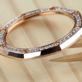 18K Rose Gold Natural Diamond Watch Bezel for Audemars Piguet 26420 AP Royal Oak Offshore 43mm Watch