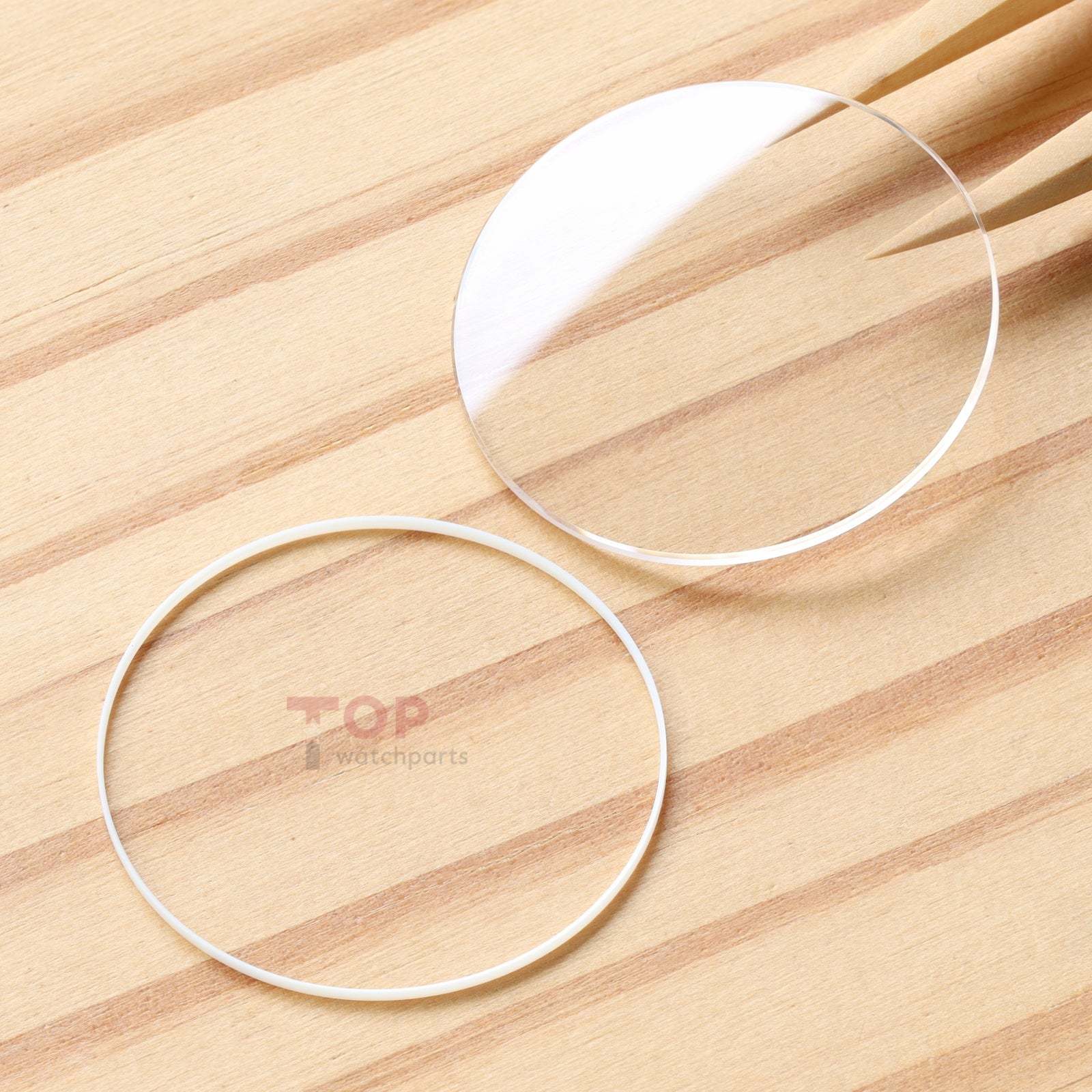 Double Domed Sapphire Crystal&Gasket for Vacheron Constantin VC Overseas 47660/47560 36mm Watch Glass