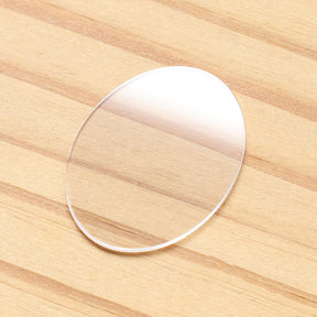 Tonneau Ellipse Flat Watch Glass for Chopard Happy Diamonds 20/7193 40mm Sapphire Crystal