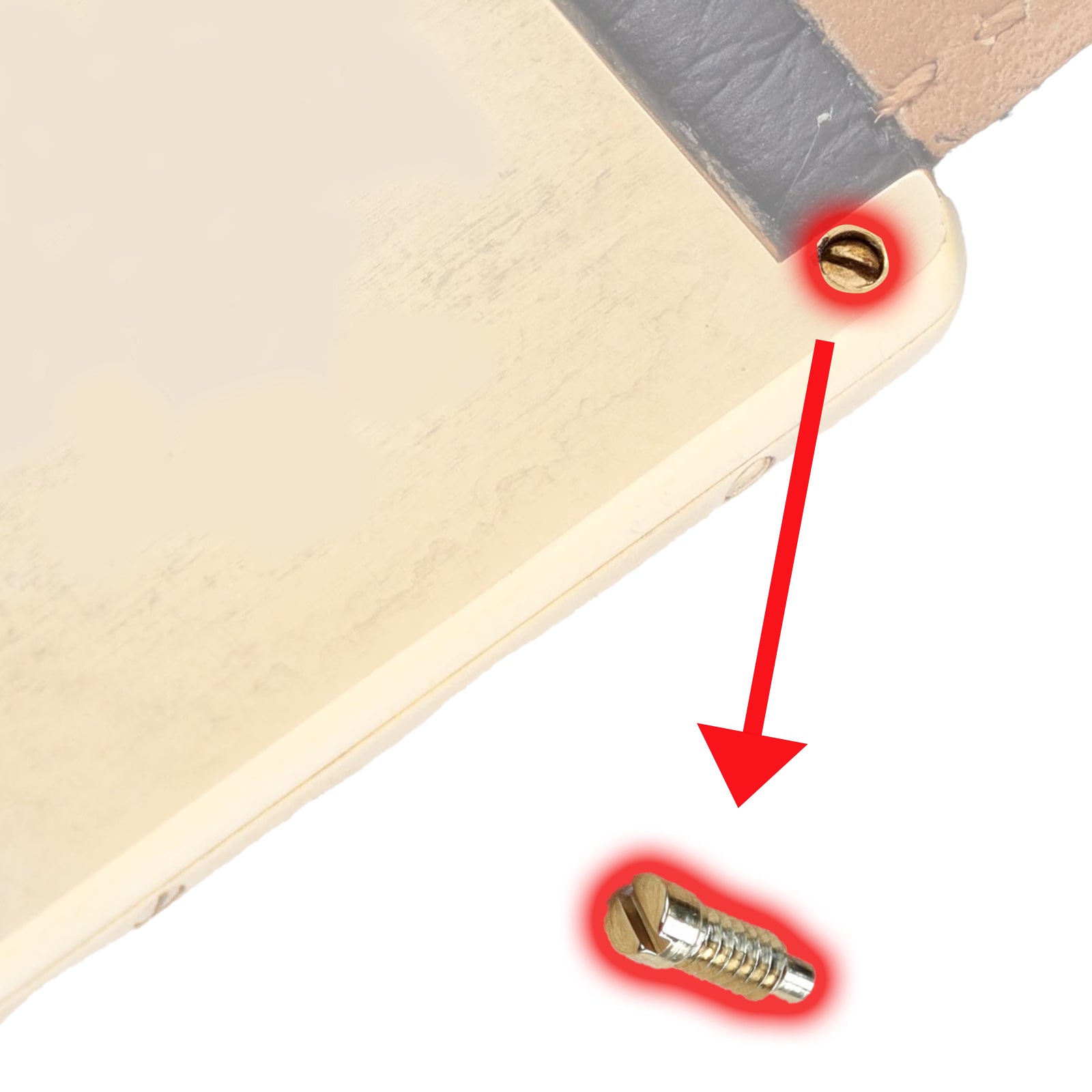 Case Back Screw for Cartier Tank 925 Vintage Watch