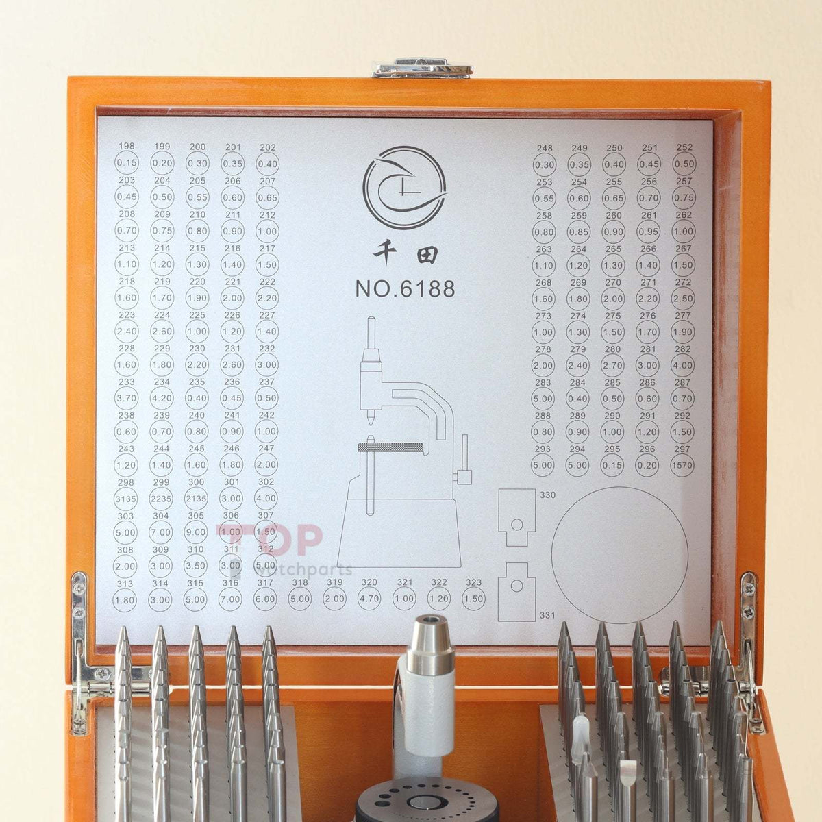 Professional Watchmaker Staking Set–Precision Punch&Anvil Bench Tool Kit for Pressing Hands&Balance Staffs&Gears&Rotor Bearing Screw