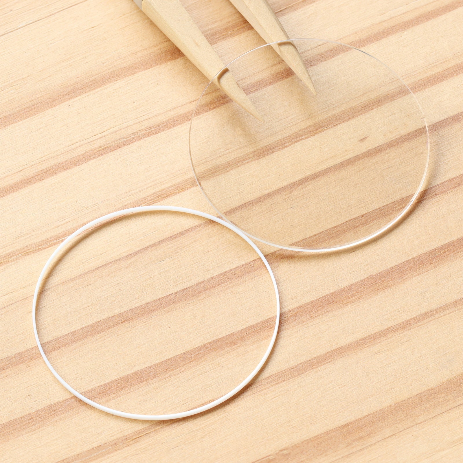 Double Domed Sapphire Crystal&Gasket for Vacheron Constantin VC Retrograde 4010U/4000U 42.5mm Watch Glass