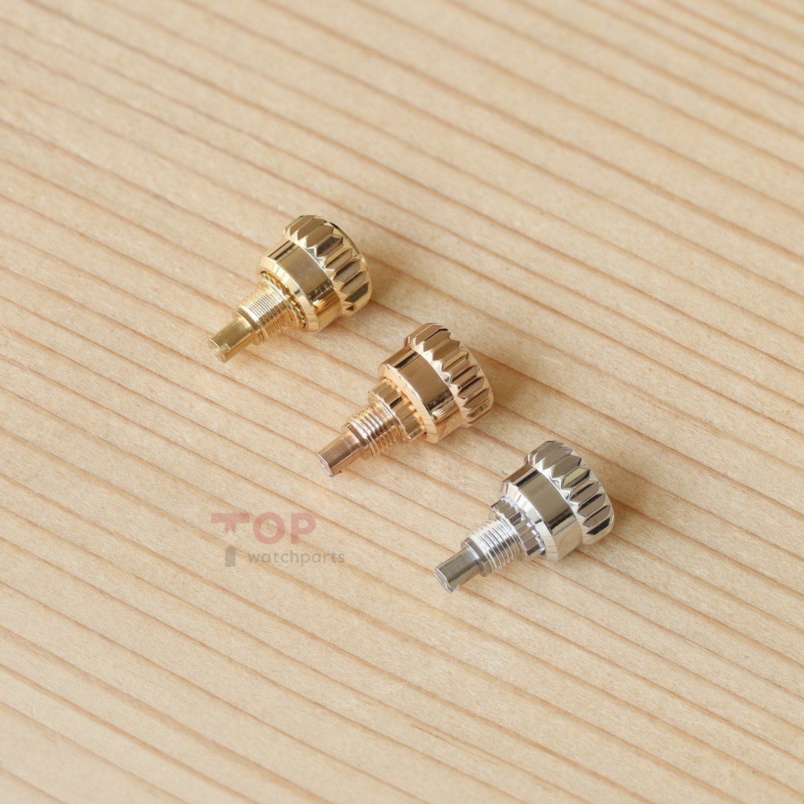 18K Gold/White Gold/Rose Gold Watch Button Pusher for Rolex Daytona 40mm Watch