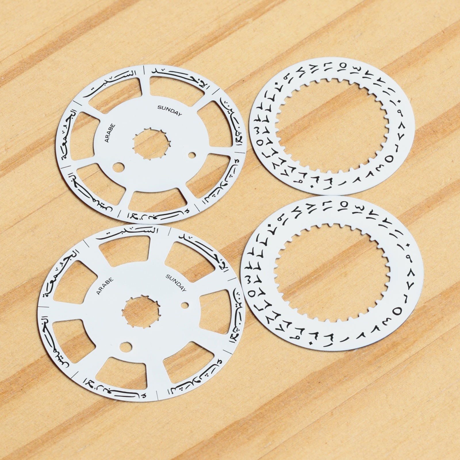 Arabic Date Wheel Disc for Rolex Caliber 3255 Day-Date 36/40 Watch Calendar
